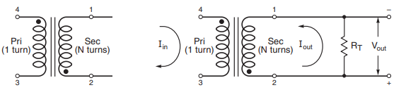 Schematic: FC-SCT 4.2 –Series Current Sense Transformers