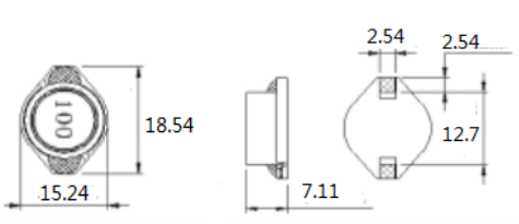 1.Dimensions(mm) Drum Mn-Zn Core Surface Mount Unshielded Power Inductors DSS5022-Series