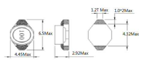 1.Dimensions(mm) DrumMn-Zn Core Surface Mount Unshielded Power InductorsDSS1608-Series
