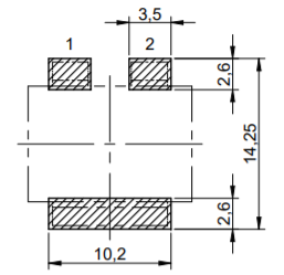 RecommendeLand Pattern: mm SMD High Current Flat wire power Inductor FC-HCM1435 –Series