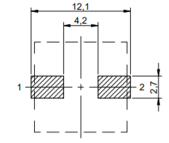 RecommendeLand Pattern: mm SMD High Current Flat wire power Inductor FC-HCM1190 –Series