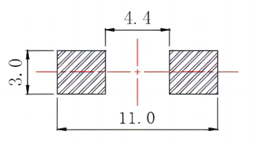 RecommendeLand Pattern: mm SMD High Current Flat wire power Inductor FC-HCM9353-070