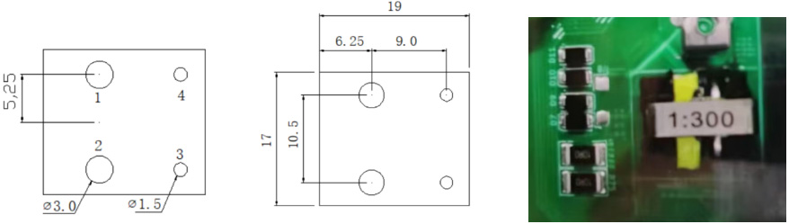 Recommended Land Pattern: mm FC-SCT1090-50A- Series Current Sense Transformers