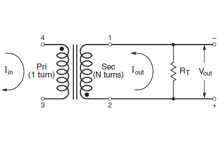 Typical Circuit FC-SCT 4.6 –Series Current Sense Transformers