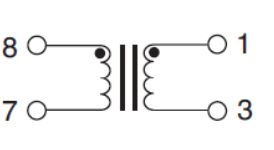 Schematic: FC-SCT5.0 –Series Current Sense Transformers