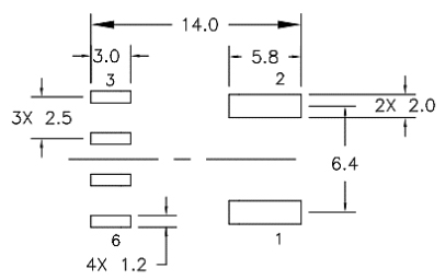 PCB,LAYOUT RECOMMENDATION FC-SCT1010-Series-40A.Current Sense Transformers