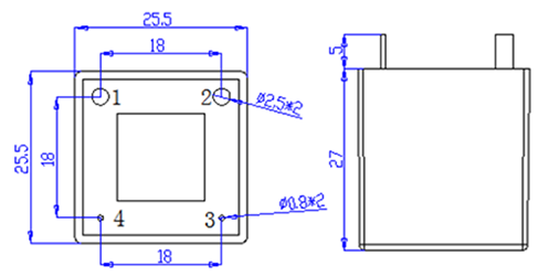 Dimensions:mm FC-ACT25-50A-1000T-1T.Current Sense Transformers