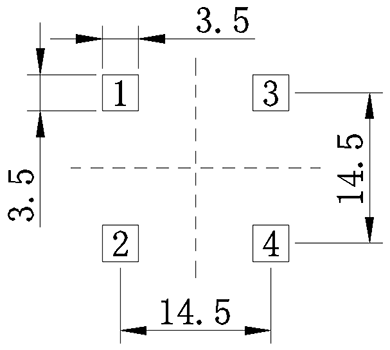 RecommendeLand Pattern: mm Common Mode Power Line Choke FC-SLF1810-901-LF