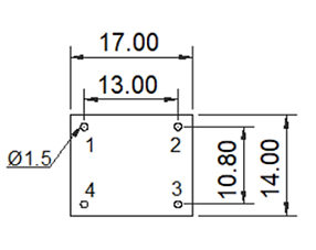 LAYOUT RECOMMENDATION FC-DL2018D-5.0mH-20A-L Common Mode Power Line Choke