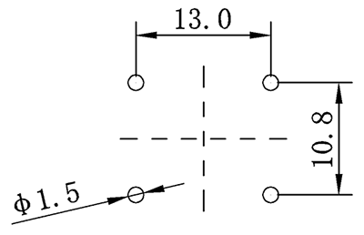 RecommendeLand Pattern: mm Common Mode Power line Choke FC-HLF2018-10mH-10A-LF