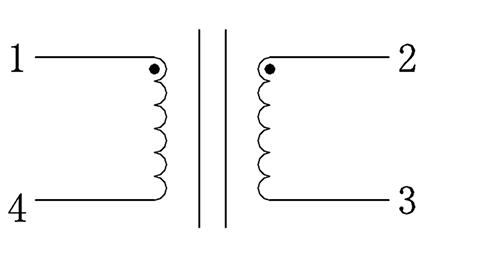 Schematic: Common Mode Power line Choke FC-HLF2018-10mH-10A-LF