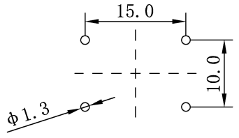 RecommendeLand Pattern: mm Common Mode Power line Choke FC-SLF1813-Series