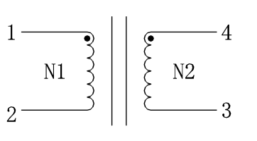 Schematic: Common Mode Power line Choke FC-HLF2010H-50uH-20A-LF