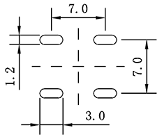 RecommendeLand Pattern: mm Common Mode Power line Choke FC-HLF2010H-50uH-20A-LF