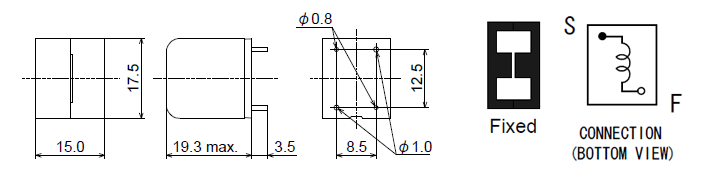 1.Dimensions(mm) Power Inductors For Digital Amplifier DEP17A-Series