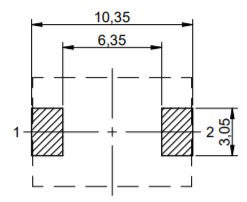 RecommendeLand Pattern: mm SMD High Current Flat wire power Inductor FC-HCM1050 –Series