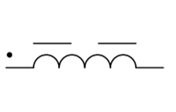 Schematic: SMD High Current Flat wire power Inductor FC-HCM1390 –Series