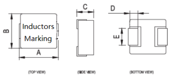 1.Shapes and Dimensions SMD High Current Molded Inductors - FCH0630 - Series