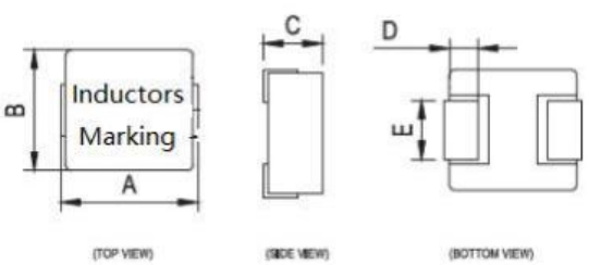 1.Shapes and Dimensions SMD High Current Molded Inductors - FCH1050 - Series