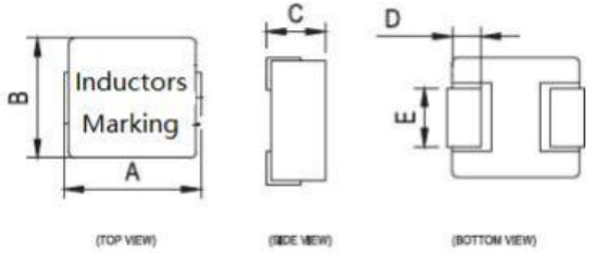 1.Shapes and Dimensions SMD High Current Molded Inductors - FCH1350- Series