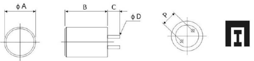 1.SHAPES AND DIMENSIONS(Unit:mm) RADIAL TYPE CHOKE INDUCTORS FC-DRL0810/1012/1214-Series