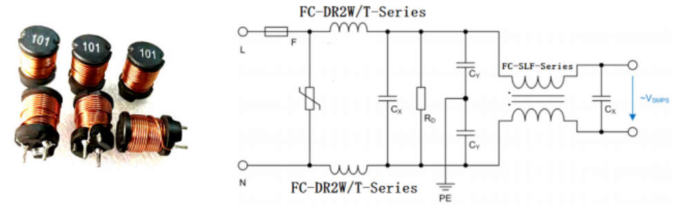Lead Type Fixed Inductors FC-DR2W0605T-1014T-Series
