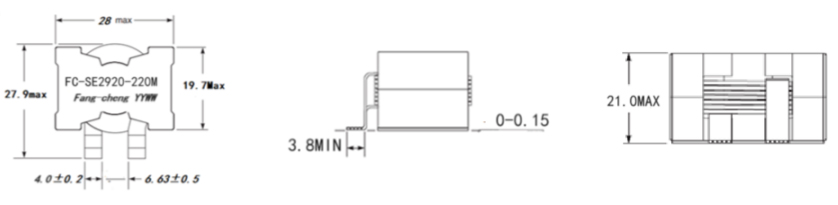 FC-SE2920-Series SMD Flat Wire High Current Inductor