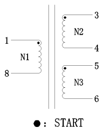 2 .Schematic: SMD Drive Transformers FC-STR109-401T-1