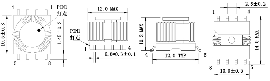 SMD Drive Transformers FC-STR1010-420T-1