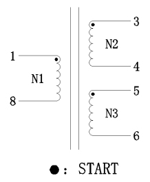 2 .Schematic: SMD Drive Transformers FC-STR1010-500T-1