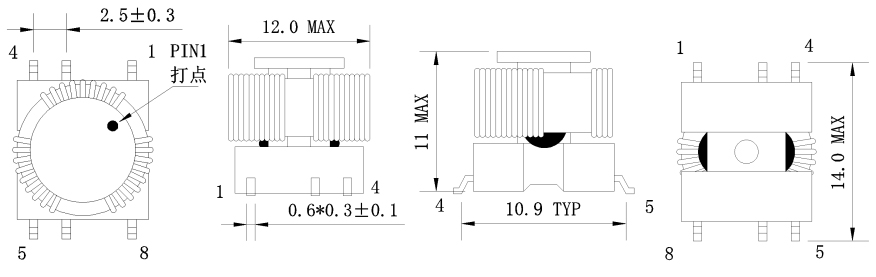 SMD Drive Transformers FC-STR1011-151T-2