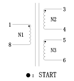 2 .Schematic: SMD Drive Transformers FC-STR1011-151T-1