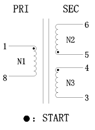 2 .Schematic: SMD Drive Transformers FC-STR1011-500T-1