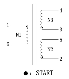 2 .Schematic: SMD Drive Transformers FC-TCH1065-360Y-T