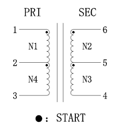 2 .Schematic: SMD Drive Transformers FC-DT8010-101-T